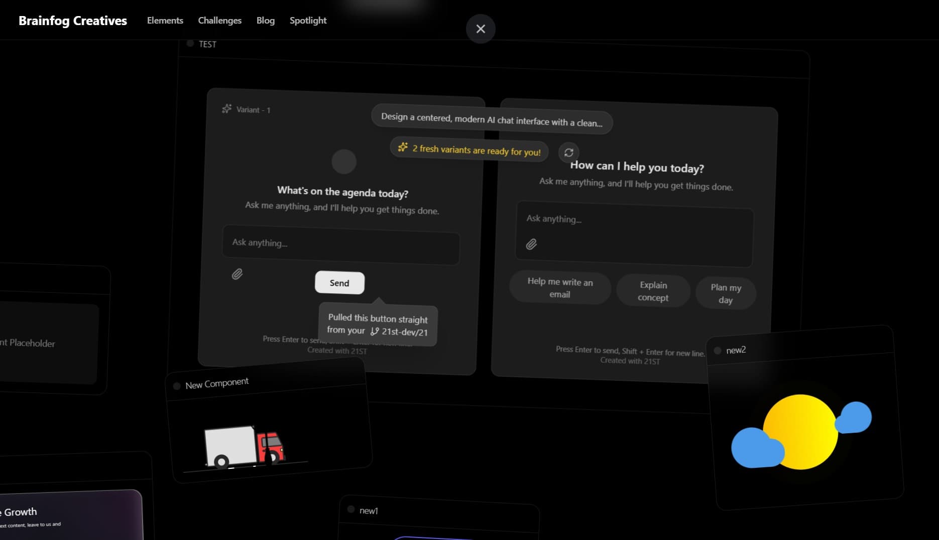Creatives: A Component Platform Built for Every Framework