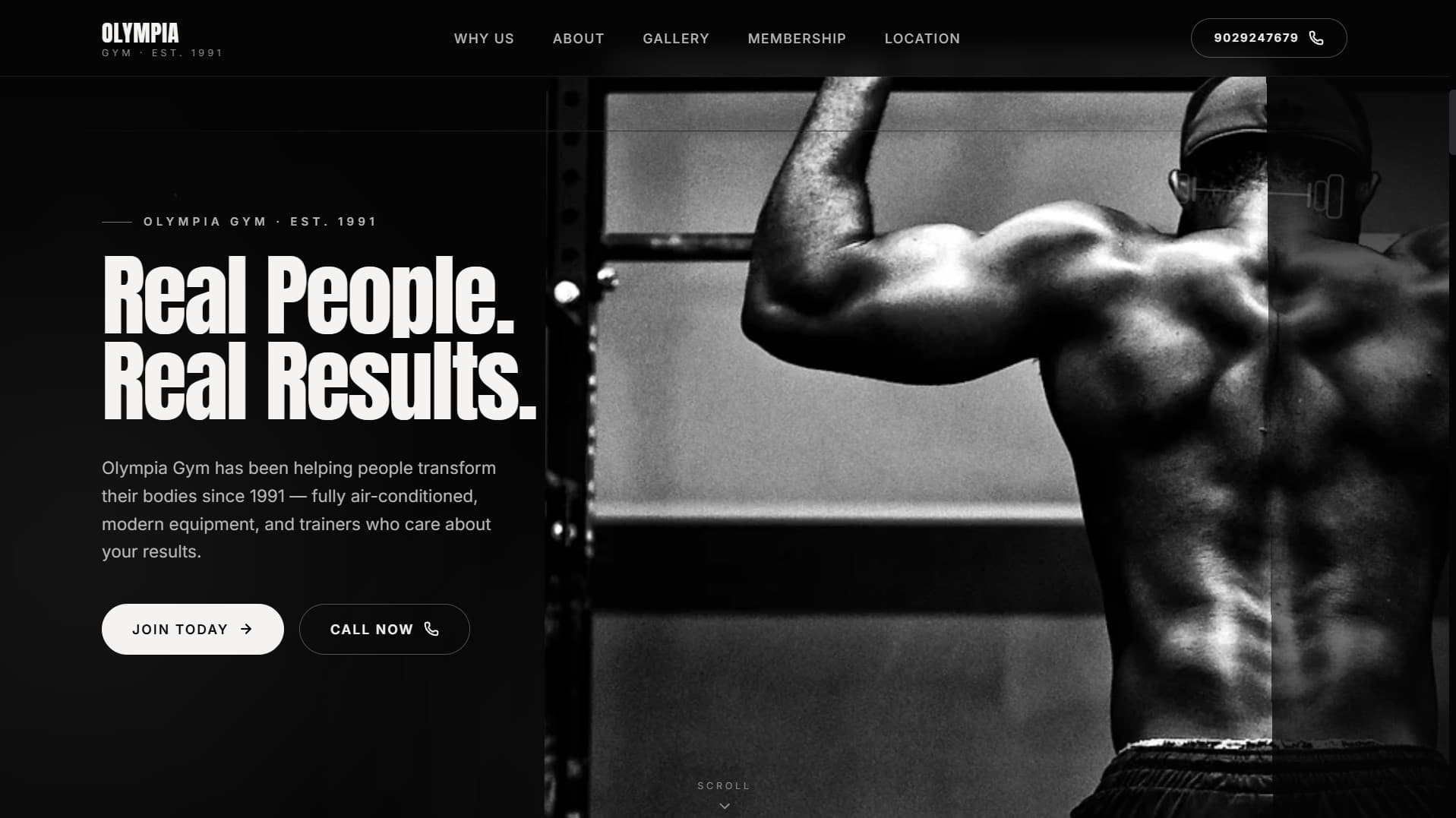 Olympia Gym: A Modern Site for a Gym Since 1991